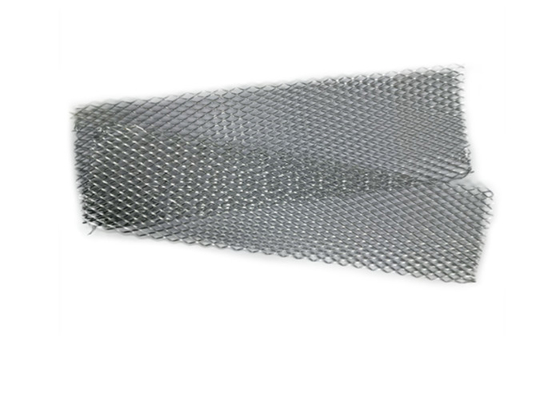 0.05mm 80mm Embossed Aluminum Foil Expanded Mesh / Stretch Steel Mesh Pleated Filter