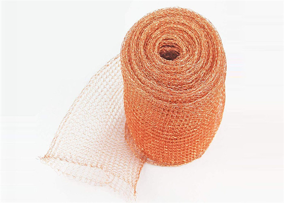 30mm Width Gas Liquid Filters Copper Knitted Mesh