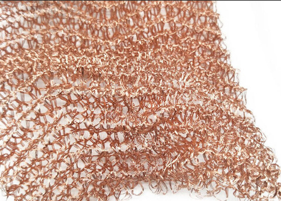 30mm Width Gas Liquid Filters Copper Knitted Mesh