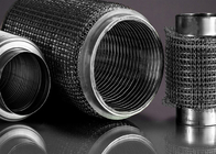 Mufflers 0.18mm Ss Knitted Wire Mesh For Exhaust Systems
