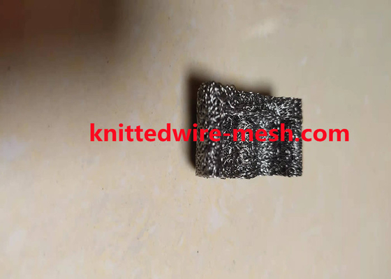 Round Hole Shape Knitted Wire Mesh Filter In White For Effective Filtration