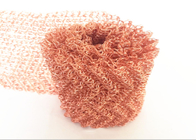 Wire Diameter 0.16 Mm Knitted Copper Mesh Width 100mm Yellow