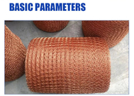 Diameter 25.4mm Copper Knitted Mesh Tin Plated For Rf Shielding And Electric Industry