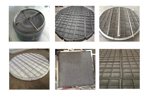 Wire Diameter 0.08 - 0.5 Mm Compressed Knitted Wire Mesh For Kinds Filtration Industry