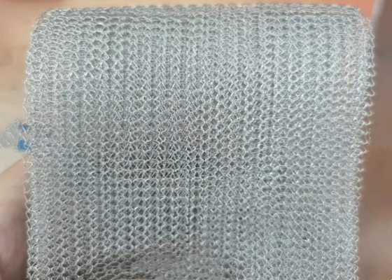 All Metal Stainless Steel Knitted Wire Mesh In Rolls Width 250mm For Filter