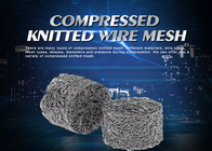 200 Micron Compressed Knitted Wire Mesh 304 316 Stainless Steel