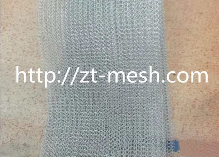 Corrosion Resistant Copper Knitted Wire Mesh Flat-type Corrugated For Longevity