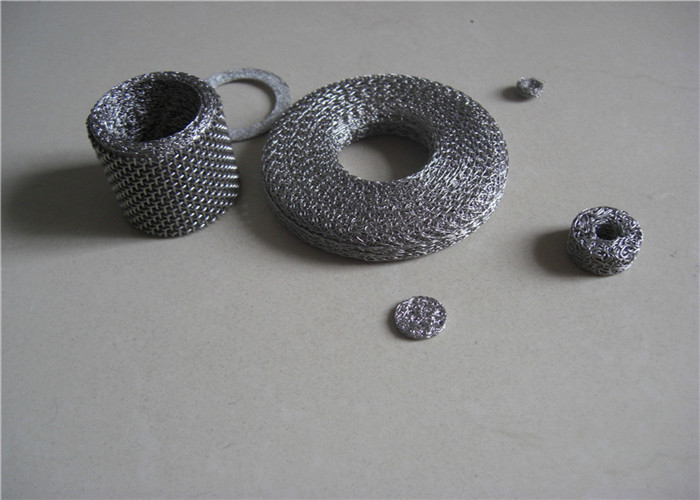 0.08 - 0.45mm Wire Mesh Washer Ring Shape SUS316L For Muffler