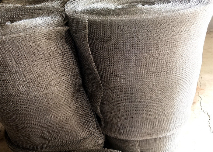 OEM Single Wire Knitted Mesh Fabric Stainless Steel 0.23mm 25mm Width For Filtration