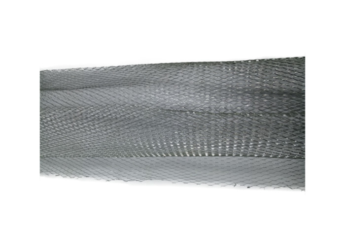 0.05mm 80mm Embossed Aluminum Foil Expanded Mesh / Stretch Steel Mesh Pleated Filter
