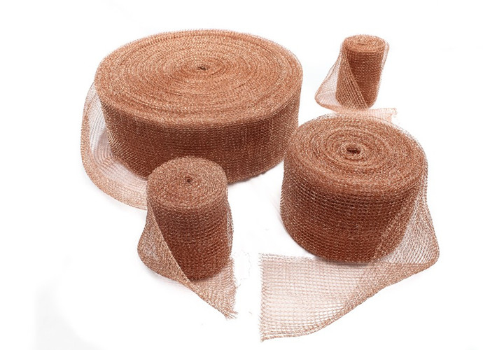 ODM Red Copper Wire Mesh 100mm Width 0.10mm Diameter For Cable