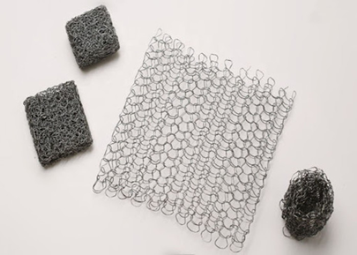 Square Metallic Mount 50g Knitted Wire Mesh Gasket 310s For Cushion Anti Vibration