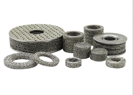 10-200mm Dia Compressed Woven Wire Cloth Knitted Weave for Heavy Duty Filtration Applications