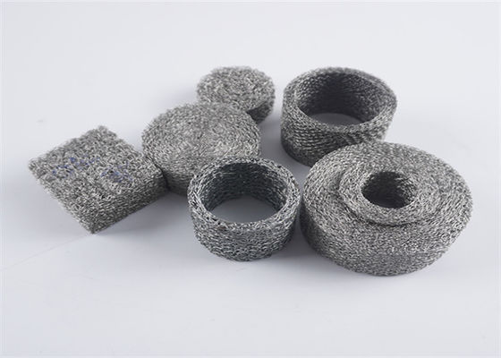 10-200mm Dia Compressed Woven Wire Cloth Knitted Weave for Heavy Duty Filtration Applications
