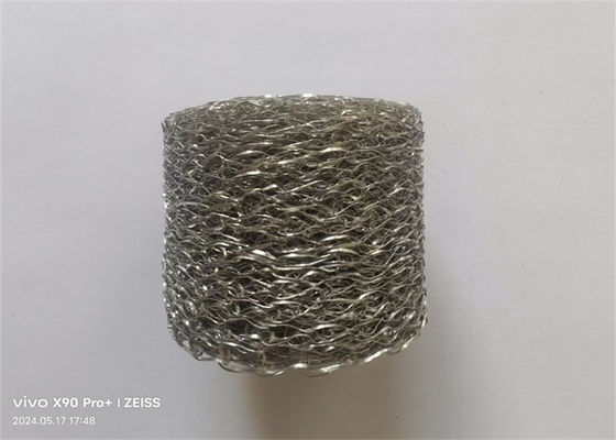 99% Filter Knitted Stainless Steel Mesh 25-400mm Sample Avaliable