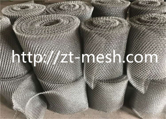 High Temperature Resistant 304 / 316L Compressed Stainless Steel Wire Mesh Gasket Buffer Washer