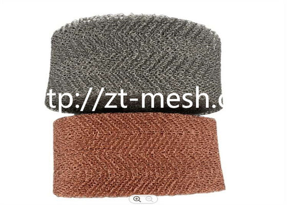 Stainless Steel Wire Meshcompressed Knitted Wire Mesh 14x10mm For Snow Foam Lance Filter