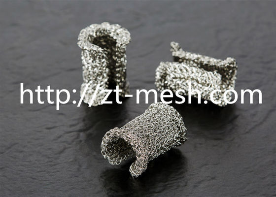 Full Elasticity Od80*25*20mm Stainless Steel Knitted Wire Mesh For Filtration Separation And Industrial Applications