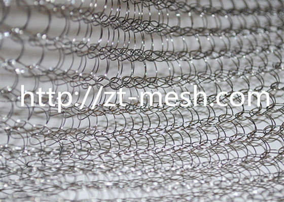 Corrosion Resistance Fabricated Wire Knitted Mesh Smooth Surface For Superior Performance