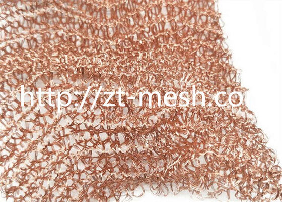 Corrosion Resistant Copper Knitted Wire Mesh Designed for Electromagnetic Shielding and Industrial Filtration Applications Offering Superior