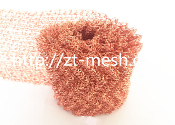 Width3.8-50 Corrosion Resistant Compressed Knitted Wire Mesh Ideal For Chemical Processing And Oil Gas Industry