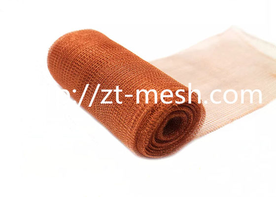 Width3.8-50 Corrosion Resistant Compressed Knitted Wire Mesh Ideal For Chemical Processing And Oil Gas Industry