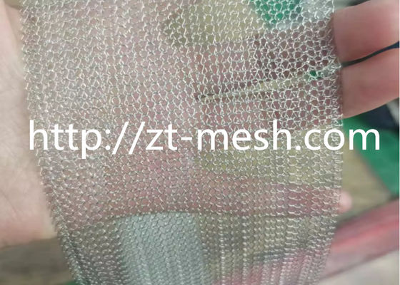 Anti-Corrosion Knitted Wire Mesh For Filtering Customized 40mm Width