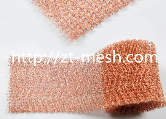 Polishing Knitted Wire Mesh Woven Technique Nickel Finish Experience Durability