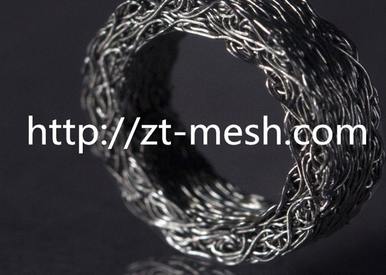 Shielding Device Compressed Knitted Wire Mesh with Special Shape and Customizable Thickness for Industrial Applications