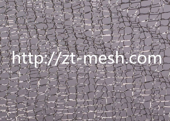 Spiral Wound Knitted Wire Mesh For Screening Craft Compressed Stainless Steel Wire 310