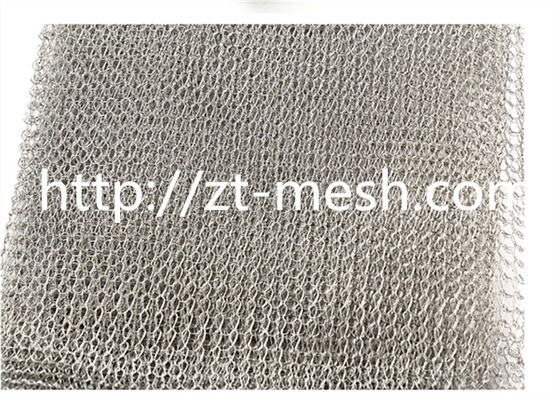 Spiral Wound Knitted Wire Mesh For Screening Craft Compressed Stainless Steel Wire 310