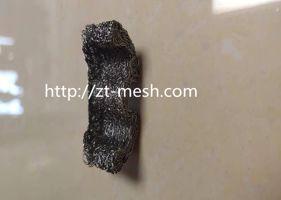 Special Shaped W Shape Knitted Wire Mesh Gasket Stainless Steel 0.11mm