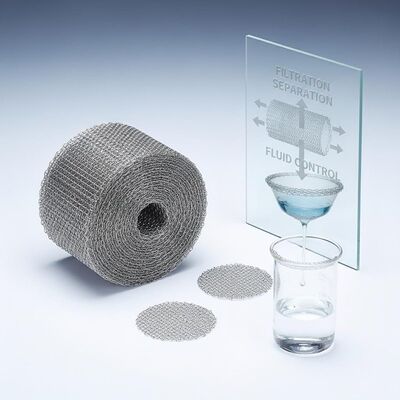 2*3mm  Stainless Steel Knitted Wire Mesh Suitable for Filtration Separation and Industrial Fluid Control Applications