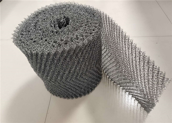 Metal Knitted Wire Mesh Filter Double Wire Weaving Precision Width 400mm SS316L Customized