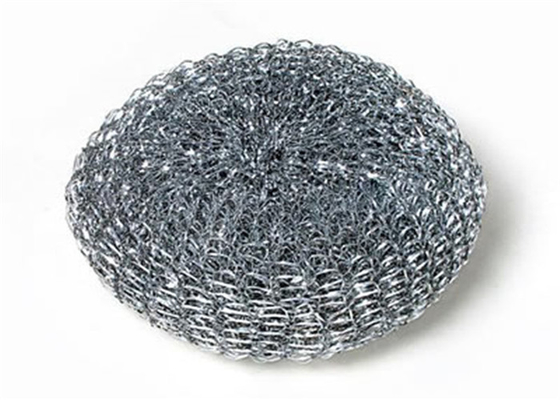 Soft Safety Knitted Copper Cleaning Mesh 6mm-40mm Thickness High Temperature Resistance