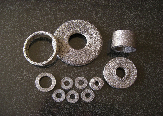 Sus304 0.23mm Knitted Wire Mesh Filter Metallic Cushions For Pipework