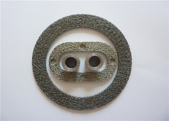 Round 0.018mm Stainless Steel Knitted Wire Mesh Support Vibration Or Shock