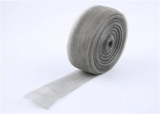 Width 50 Cm Knitted Wire Mesh 125m Length Diameter 0.25mm Mat Sus304 80 Roll