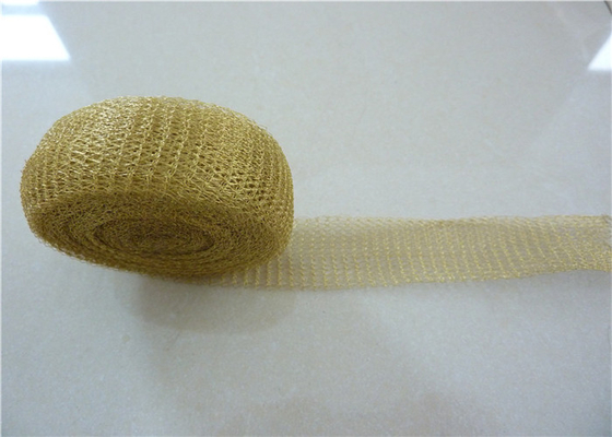 Flexible Knitted Wire Mesh Tape 0.12mm Diameter For Demister Pad