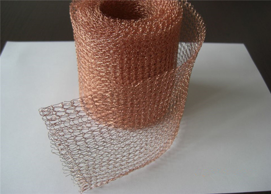 15cm 20cm 25cm Knitted Wire Mesh Tape SS304 Irregular Hole