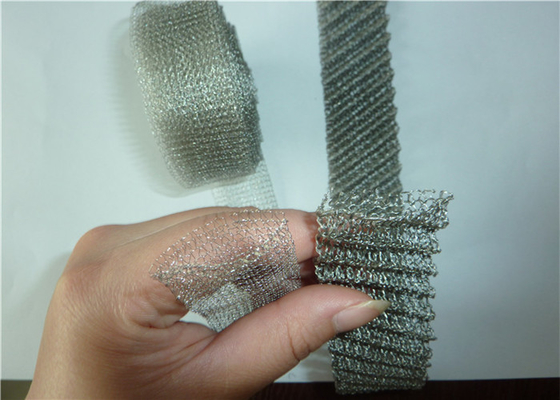 AISI 316 3.8mm Knitted Wire Mesh / Gas Liquid Mesh Filter For USA Thermal Insulation Material