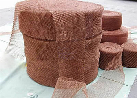 Width 2.5-60cm Knitted Copper Mesh Rf Emi Shielding