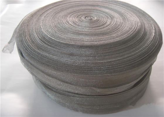 Tin Coated Knitted Wire Mesh 40mm 30m/roll Vapour Liquid Filtering For Shielding