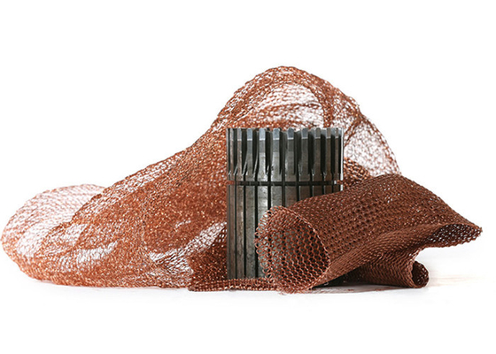 Flexible Knitted Wire Mesh Tape 0.12mm Diameter For Demister Pad