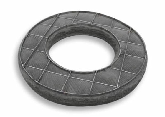 Knitted Wire Mesh Pad Demister SS304 316 99.8% Filter For Mass Transfer