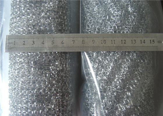 SS304 Knitted Mesh Pad Demister 600mm Crimped Type For Petroleum