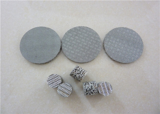 5 Lays Stainless Steel Sintered Wire Mesh 5 10 15 Micron Circular Type