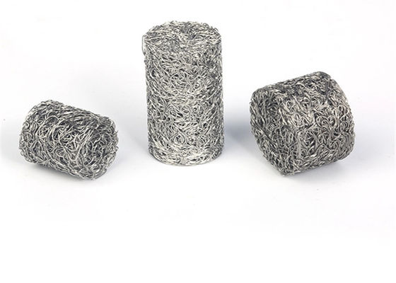 SS304 Knitted Mesh Gasket Filter 40mm 50mm 60mm 80mm for Truck Filtering and Muffler Damping