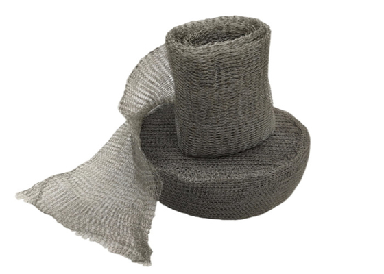 Aluminum Knitted Wire Mesh Customized Width 25cm - 30cm Filter Screen Mesh