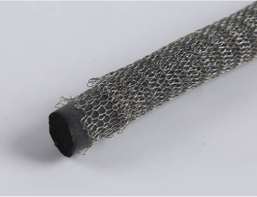 Cylinder Knitted Woven Wire Mesh Washers Compressed 30m for EMI Shielding